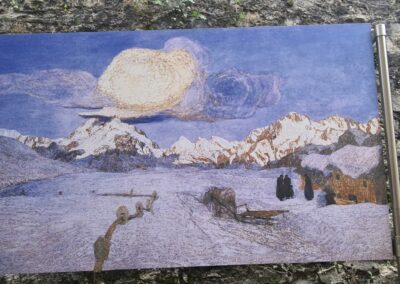 Rezzago funghi di terra cascina Enco Campoe' Caglio percorso Segantini